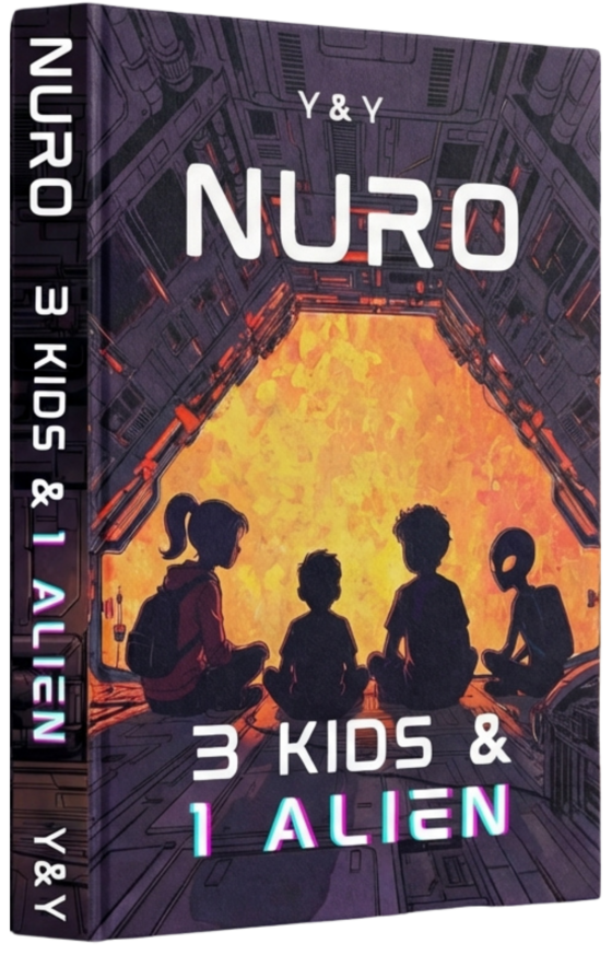 NURO: 3 Kids & 1 Alien - Book Cover